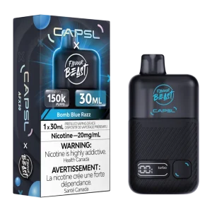 Capsl x Flavour Beast 150k Bomb Blue Razz