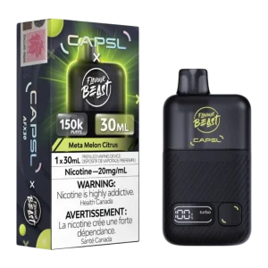 Capsl x Flavour Beast 150k Meta Melon Citrus Capsl x Flavour Beast 150k Meta Melon Citrus