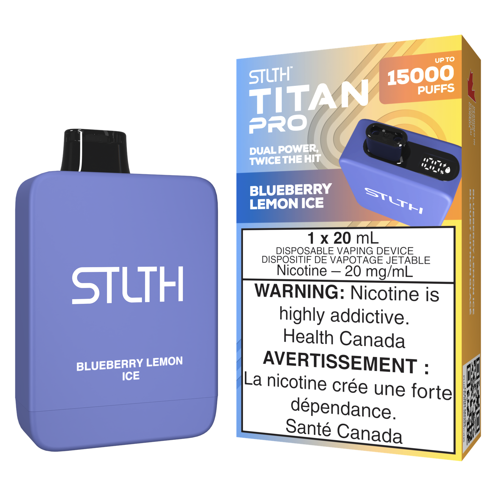 Stlth titan pro blueberry lemon ice