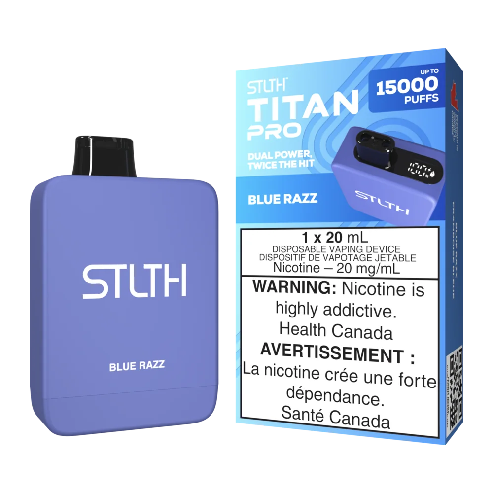 Stlth titan pro blue razz