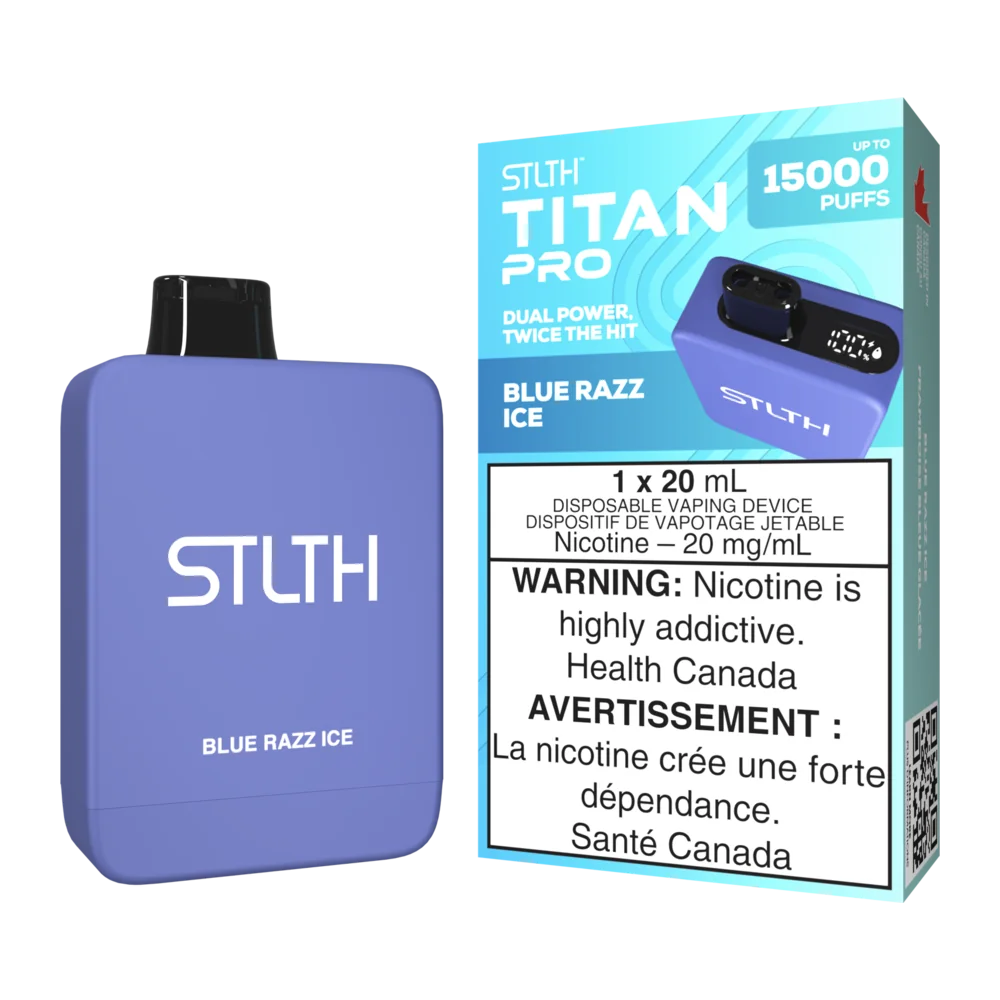 Stlth titan pro blue razz ice